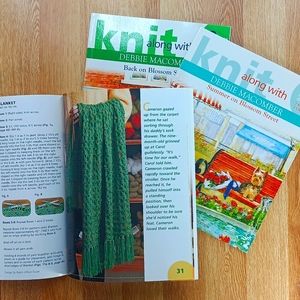 Knit Along with Debbie Macomber-4 knitting books